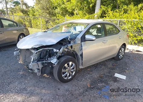 2015 Toyota Corolla Le из США, поврежденный, VIN 2T1BURHEXFC32688